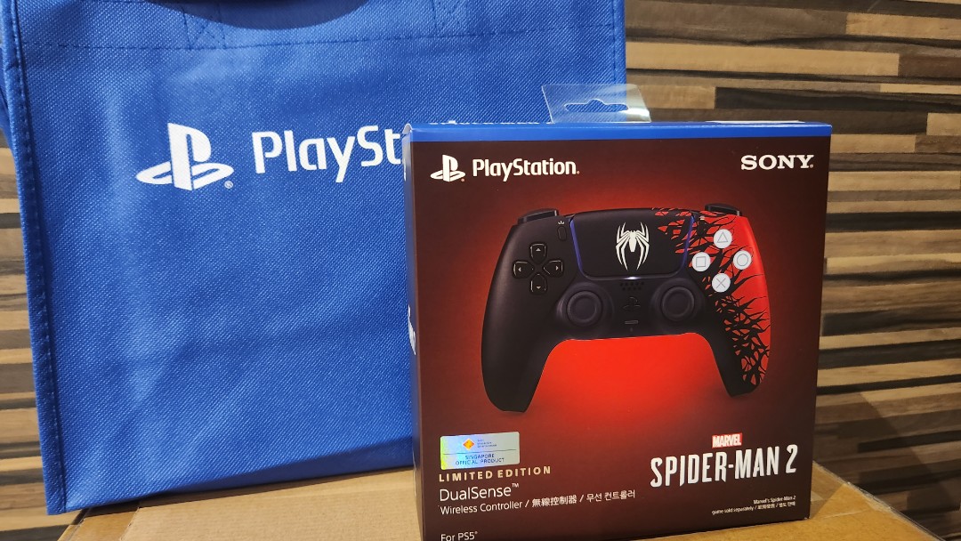 PS5 Spiderman 2 Dual Sense Limited Edition Controller, Computers & Tech,  Parts & Accessories, Other Accessories on Carousell