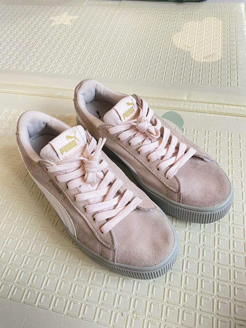 PUMA VIKKY STACKED PINK SIZE 38 Fesyen Wanita Sepatu di Carousell