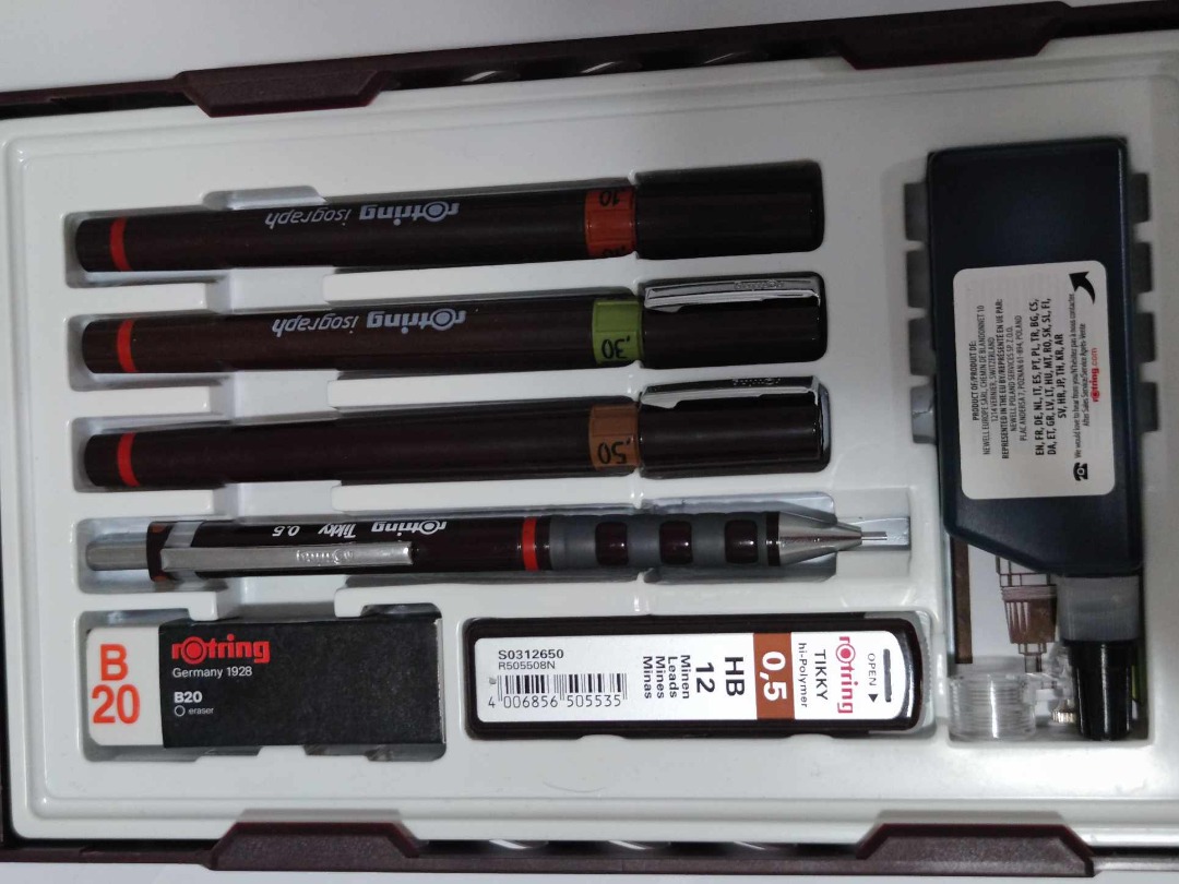 Rotring tech pen set clearance