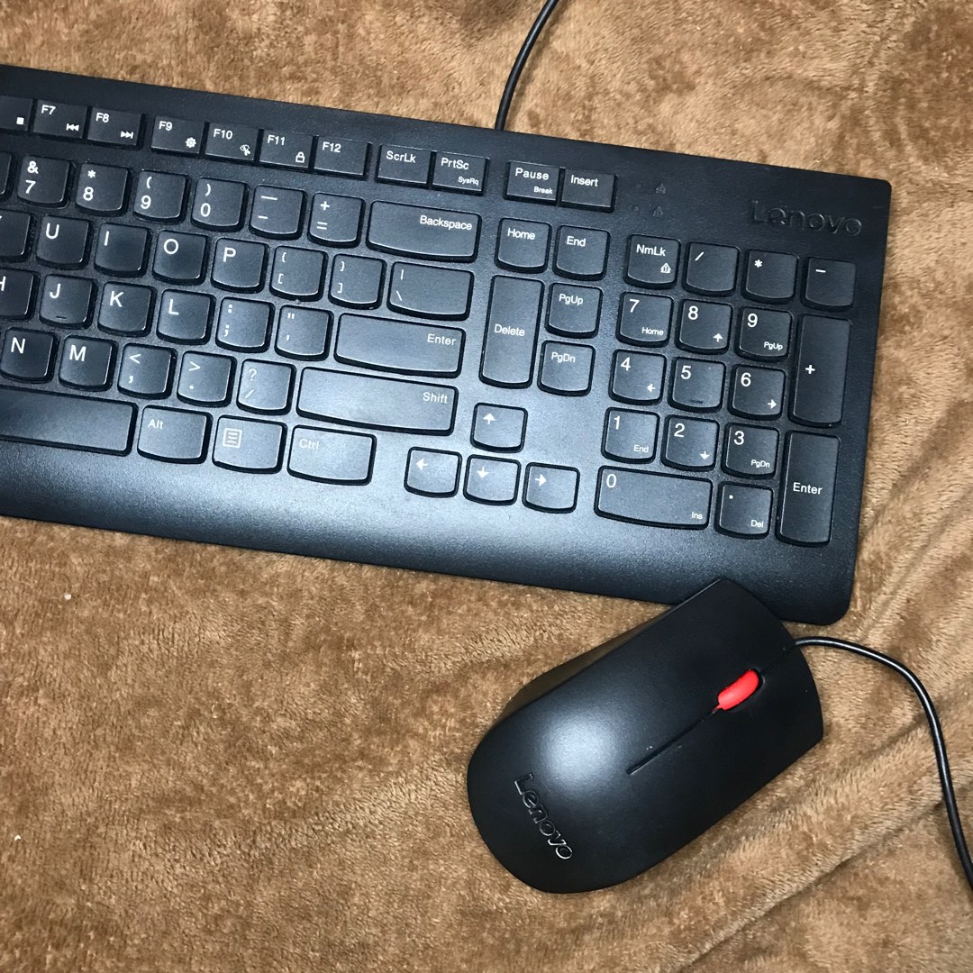 RUSH LENOVO KEYBOARD AND MOUSE SOLD AS SET, Computers & Tech, Parts