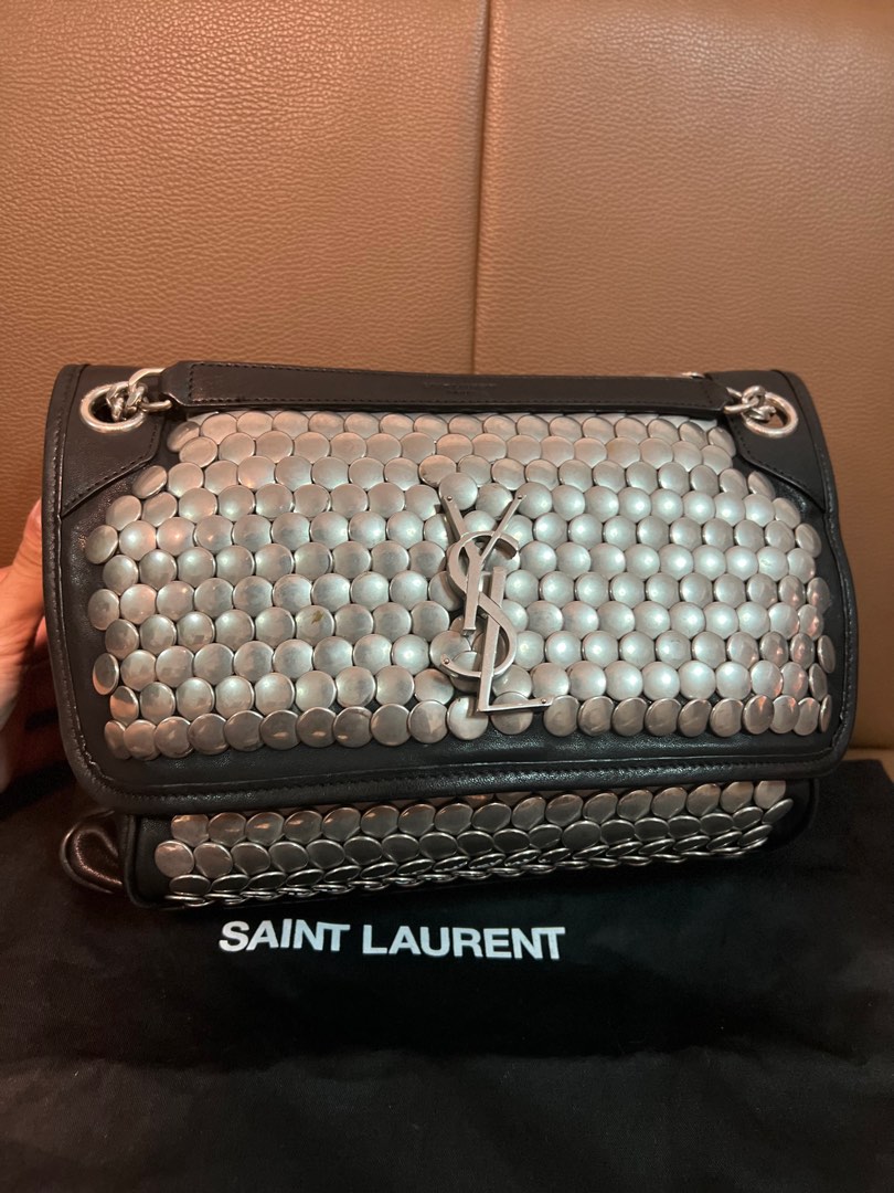 YSL Niki metallic, Luxury, Bags & Wallets on Carousell