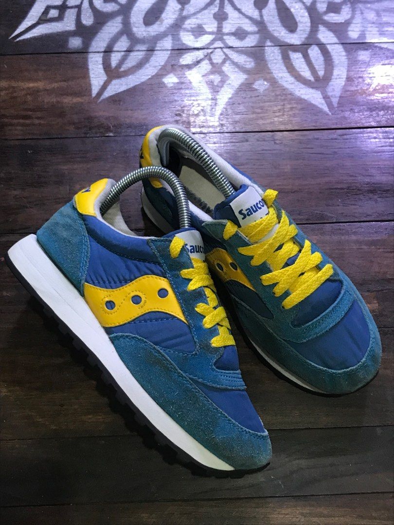Saucony blue yellow on sale