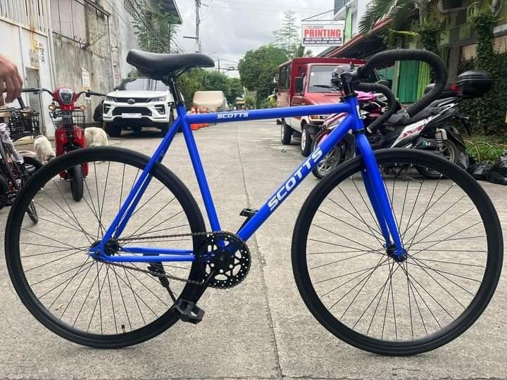 SCOTTS FIXIE STEEL DROPBAR 700C X 23C Sports Equipment Bicycles Parts Bicycles on Carousell