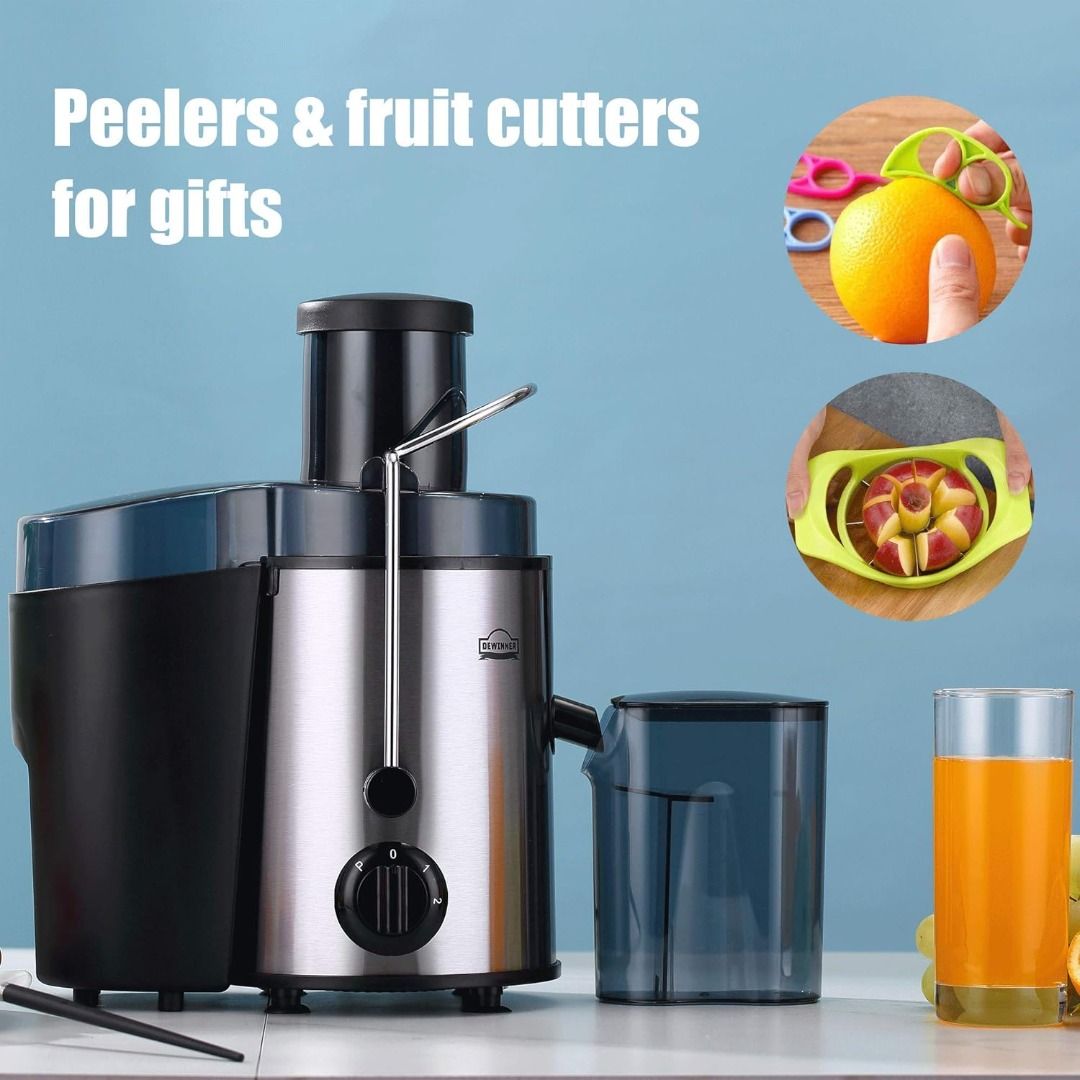 SEALED Juicer Machine,DEWINNER Stainless Steel Fruit and Vegetable