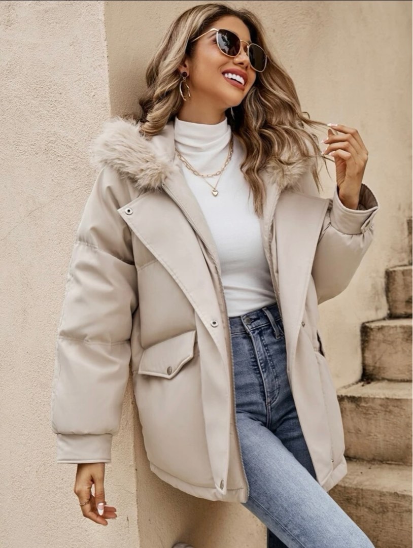 SHEIN WINTER COAT Women s Fashion Coats Jackets and Outerwear