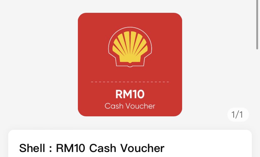 Shell RM10 Voucher, Tickets & Vouchers, Vouchers on Carousell