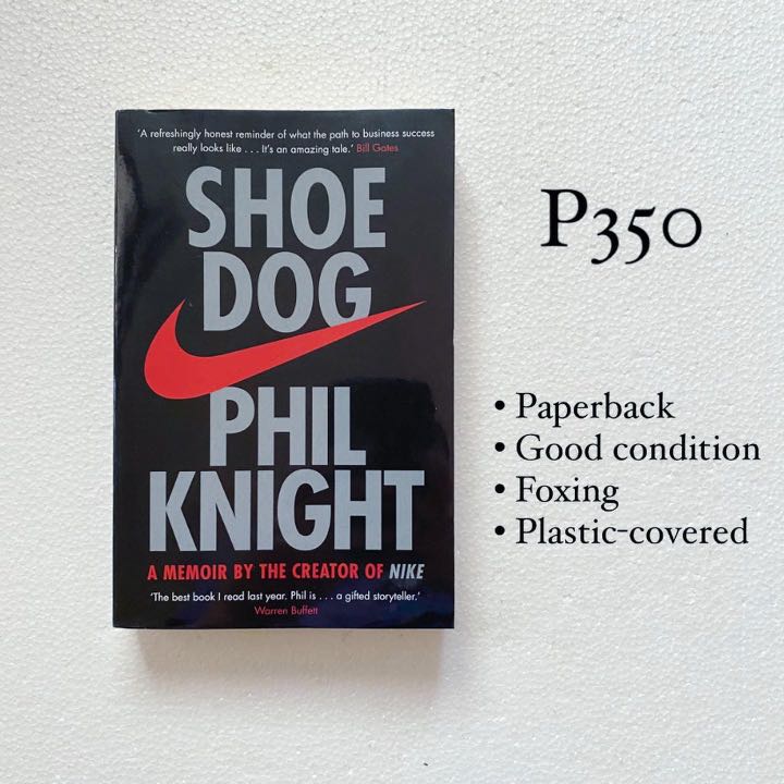 Shoe Dog by Phil Knight, Hobbies & Toys, Books & Magazines, Fiction ...