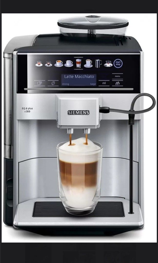Siemens EQ6 plus bean-to-cup Automatic coffee machine, TV & Home ...