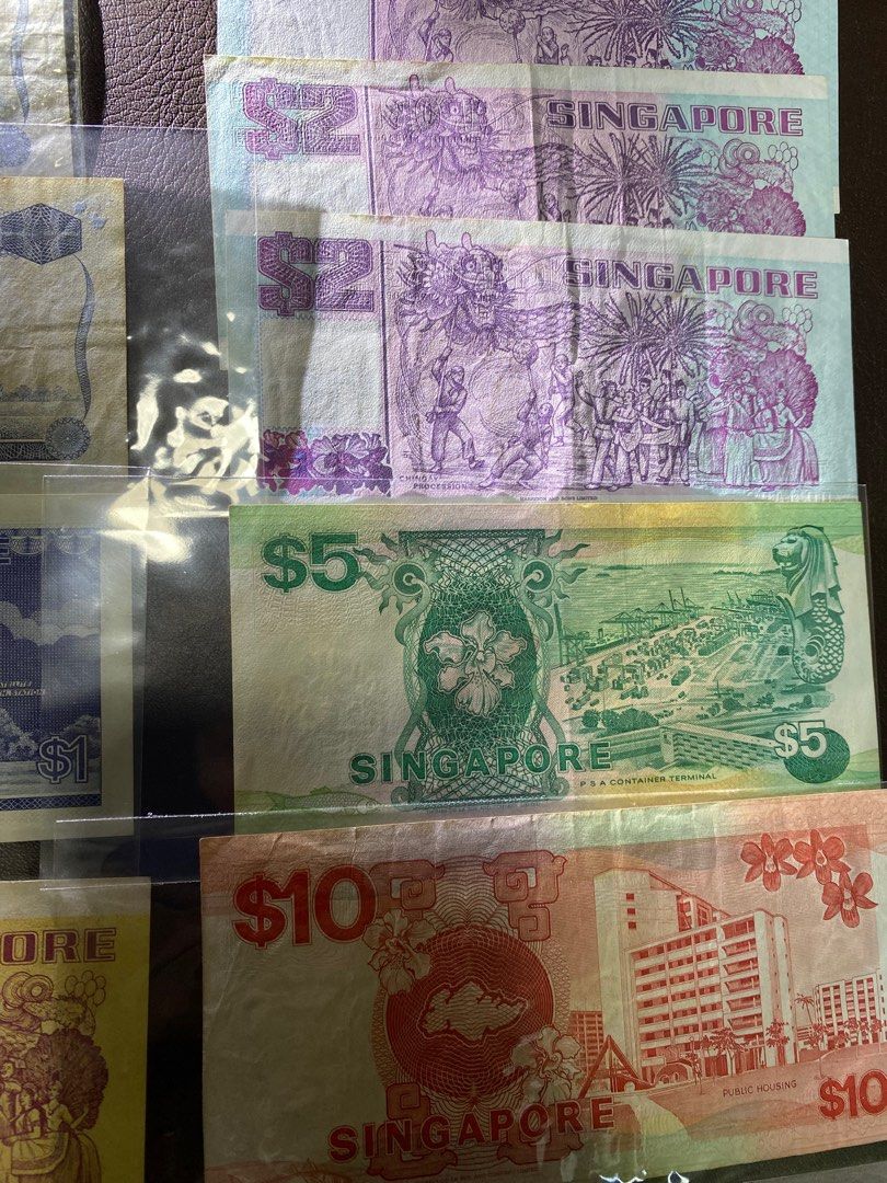 Used Note Singapore Old Notes, Hobbies & Toys, Memorabilia & Collectibles ...