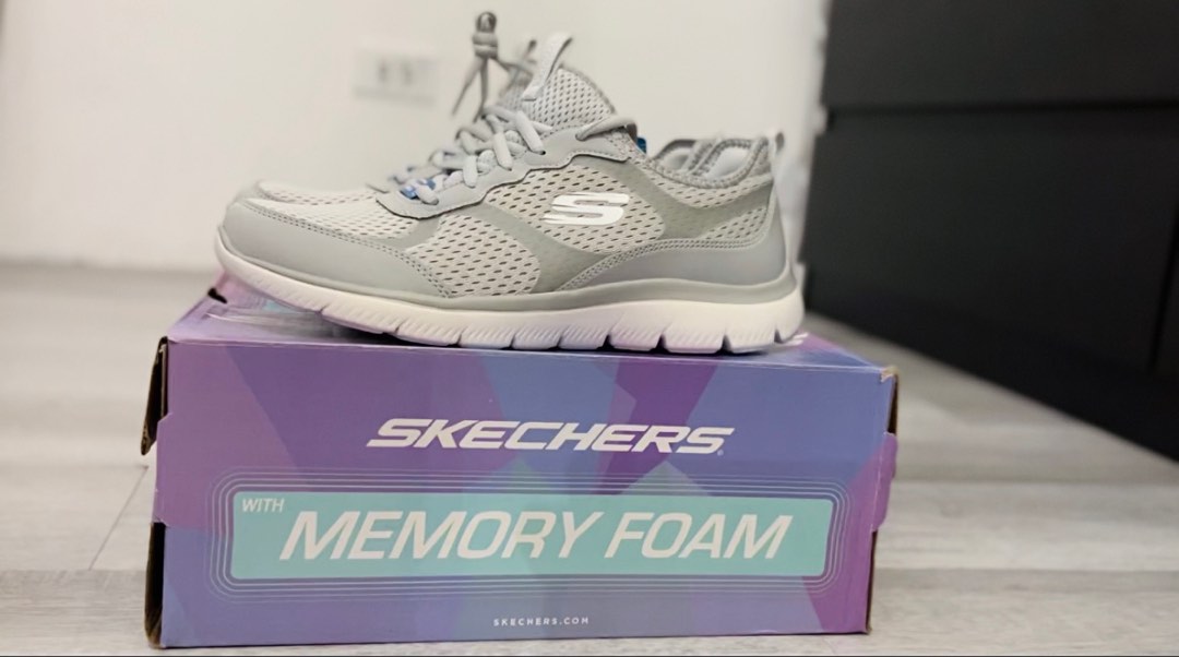 Skechers With Memory Foam, Women's Fashion, Footwear, Sneakers on Carousell
