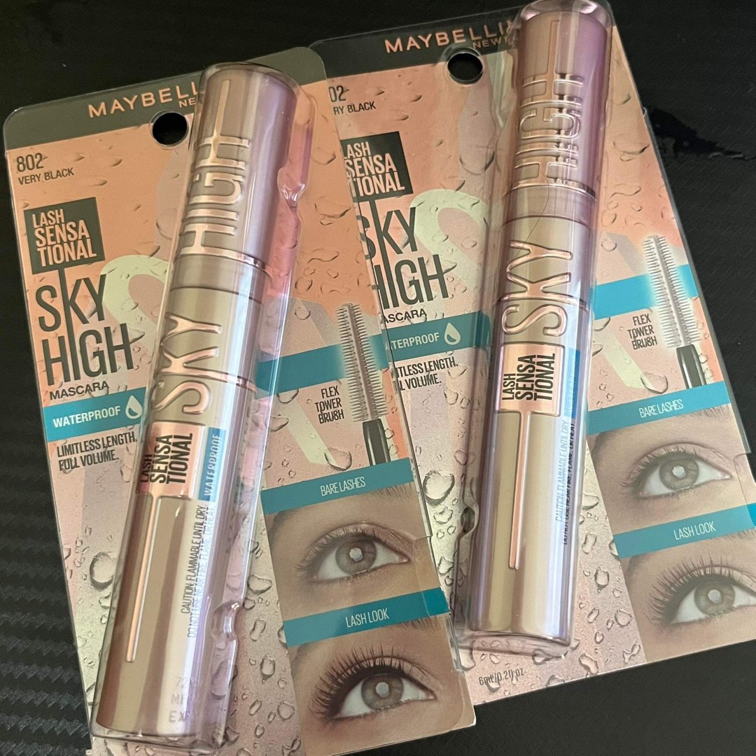 Sky High Maybelline Mascara, Beauty & Personal Care, Face, Makeup on