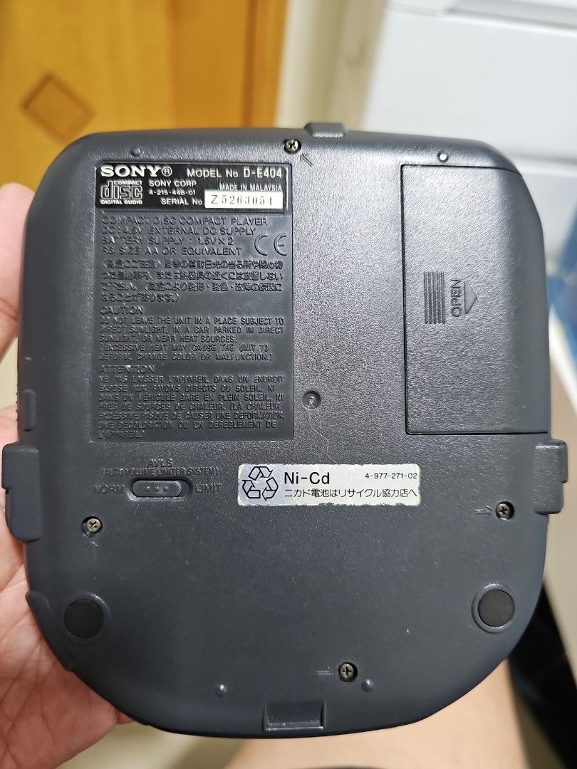 Sony D-E404 第一代ESP CD Walkman 全正常, 音響器材, 音樂播放裝置MP3