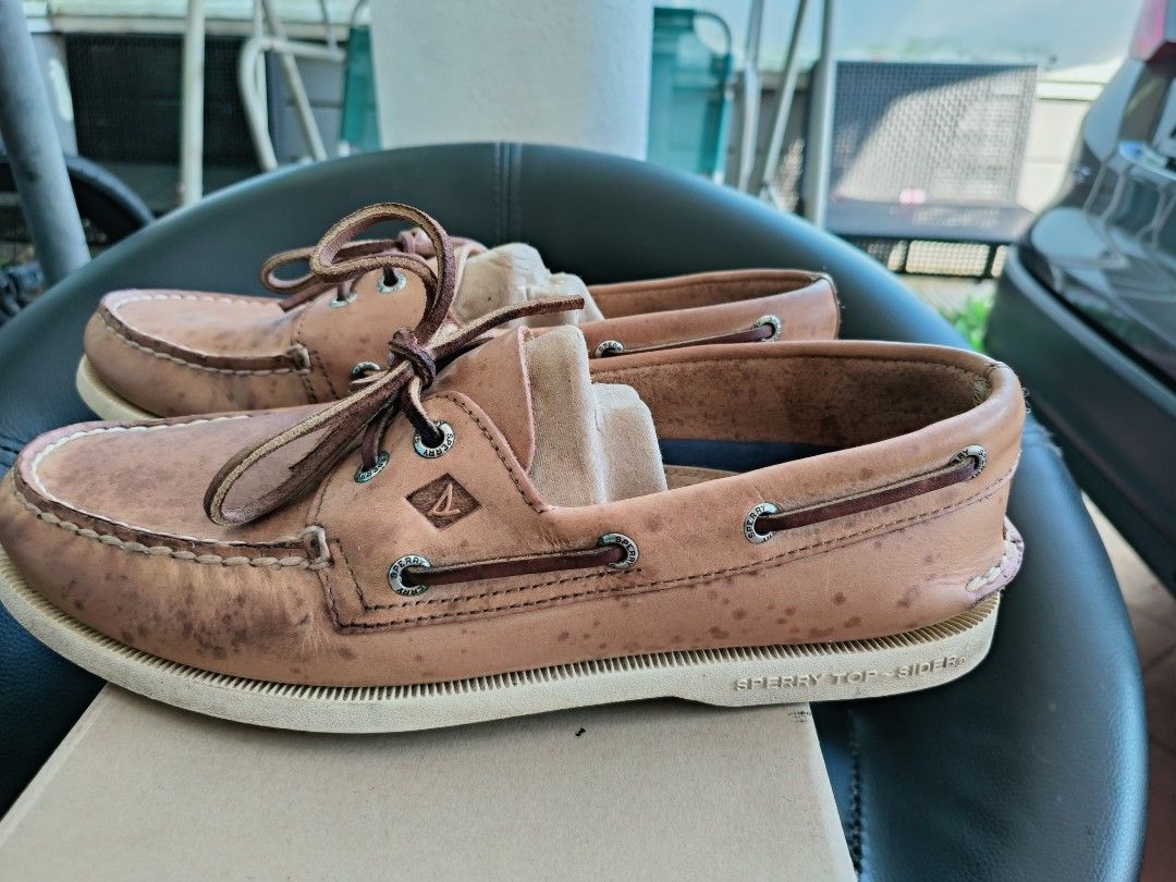Sperry Top Sider Oatmeal Men s Boat Shoes UK 8 EUR 42 US 9 Men s