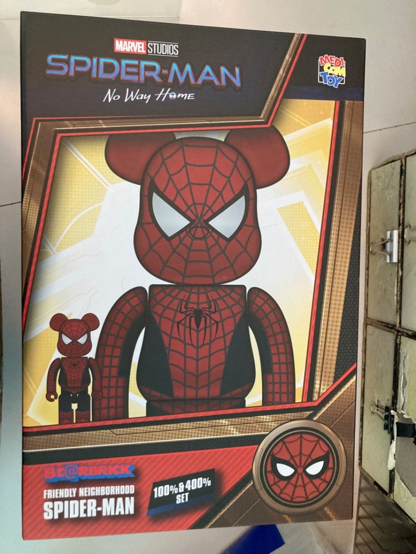 Spider-Man Bearbrick Friendly Neighbourhood be@rbrick 400% 500