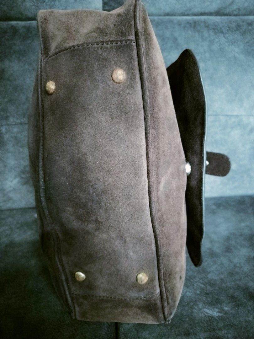 SPORTSCRAFT SUEDE LEATHER BAG, Women's Fashion, Bags & Wallets