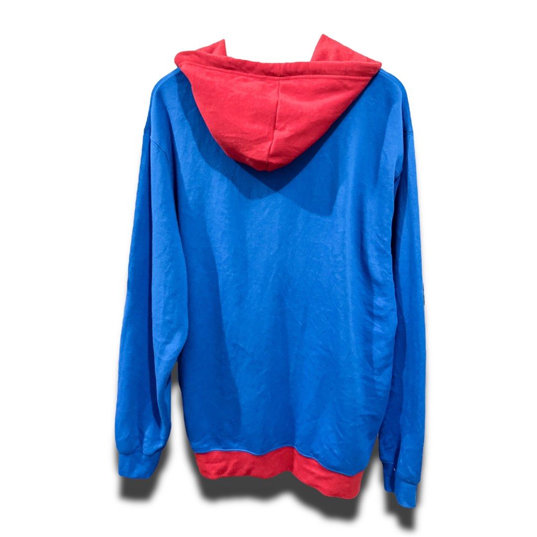 Superman Zip Hoodie Jacket (Category: Hoodies) located in Castillejos. Submitted by newagainph (Listing ID 1254938113, Image 3). Description: Brand: Superman Size on tag: 2XL Best fit: Women’s 3XL; Men’s 2XL Condition: Brand New, came with tag (removed upon washing item) Flaw/s: —— Color Rate: 10/10.
