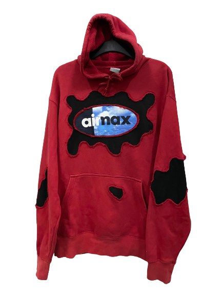nike air max hoodie red