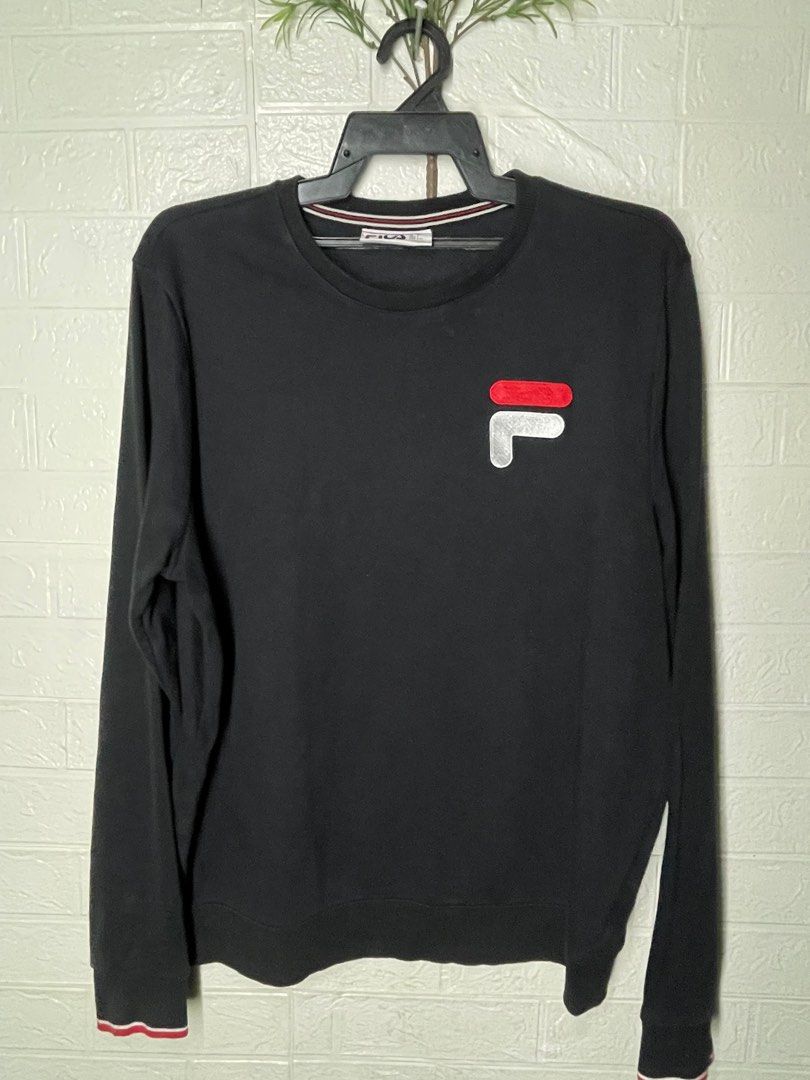Fila men's french terry crewneck sweatshirt new arrivals