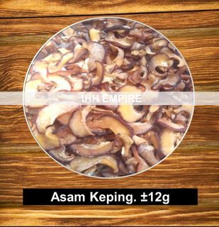 Tamarind Slice Asam Keping Asam Gelugur Tanpa Biji Kampung ±12g READY STOCK RM1.00 
