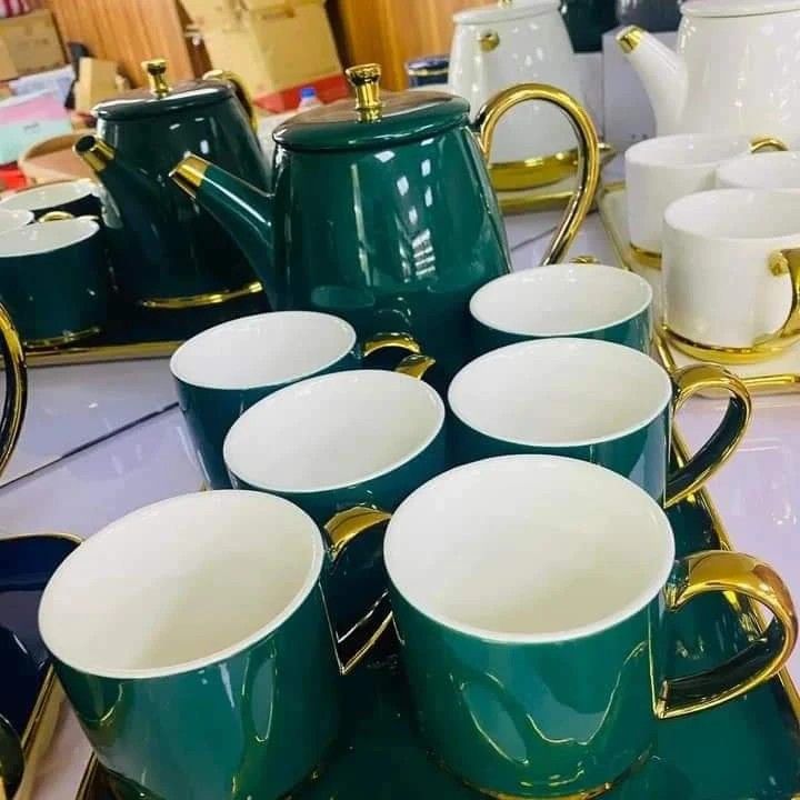 TEA SET (Category: Coffee & Tea Tableware) located in San Juan City. Submitted by ccmalinao (Listing ID 1254999070, Image 2). Description: ✨Nordic Tea Set✨ Make your tea ☕ more Classy and Aesthetic with this Nordic Tea set ✓ Tea set with Tray ✓Good For Daily use 🏷Php 3,500.