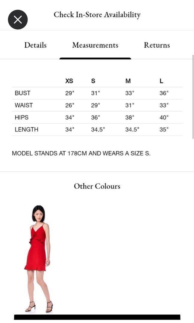 Nine west dress size chart top