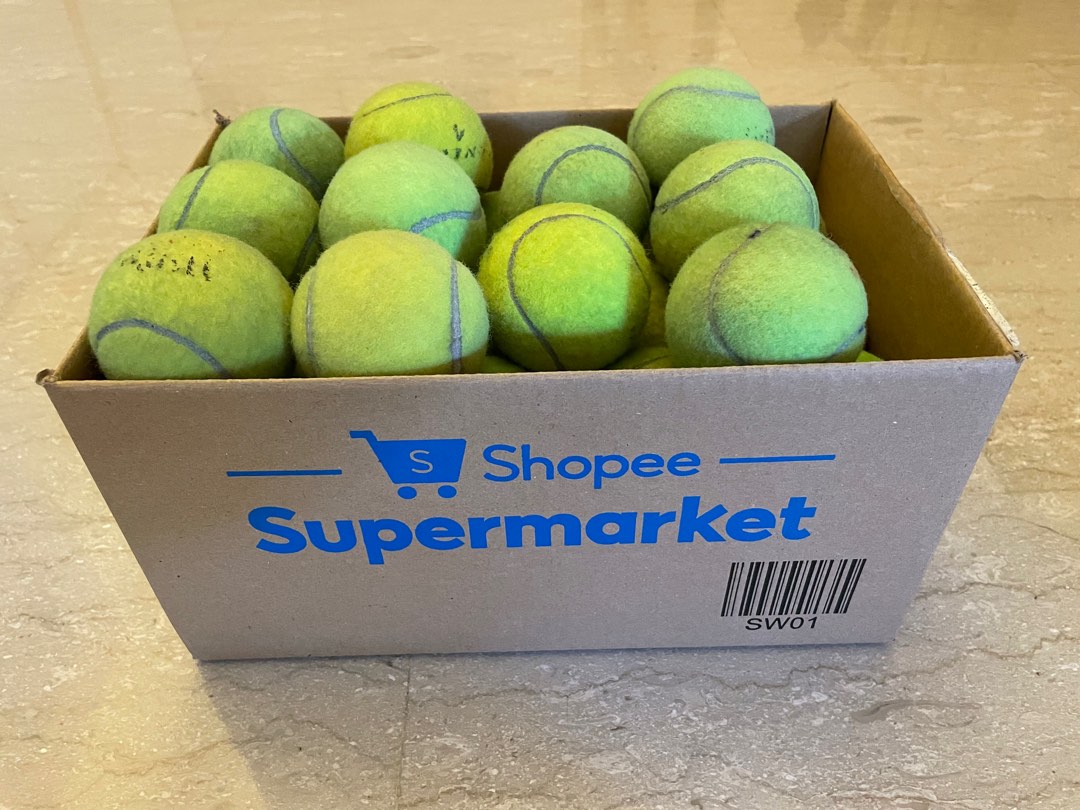 Tennis Balls x 35, Sports Equipment, Sports and Games, Racket and Ball Sports on Carousell