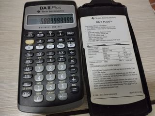 Texas BAII plus financial calculator