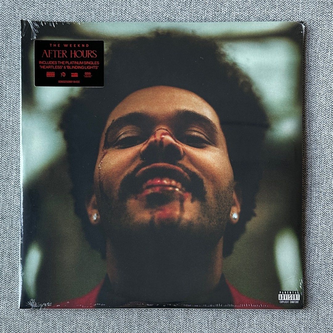 The Weeknd - After Hours vinyl 2 LP, Hobbies & Toys, Music & Media, Vinyls  on Carousell