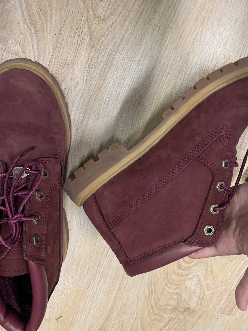 Timberland new arrivals 59 burgundy