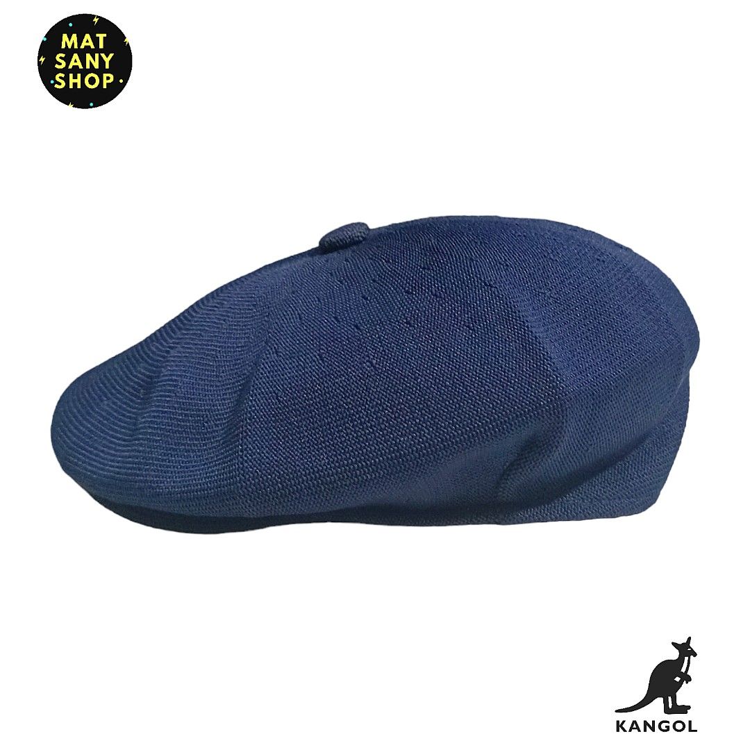 Topi FlatCap Flat Cap Newsboy News Boy Kangol Vintage Blue, Fesyen
