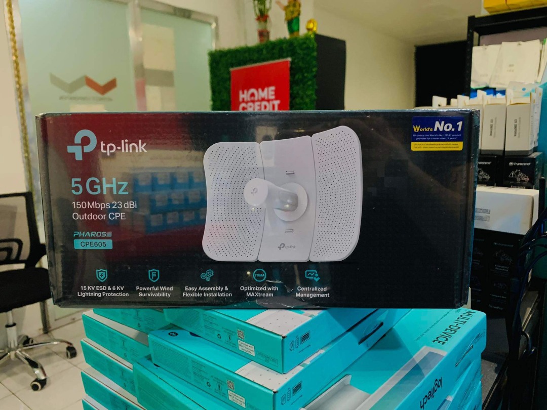 TP-Link CPE605 5Ghz 150Mbps 23dBi Outdoor CPE, Computers & Tech, Parts ...