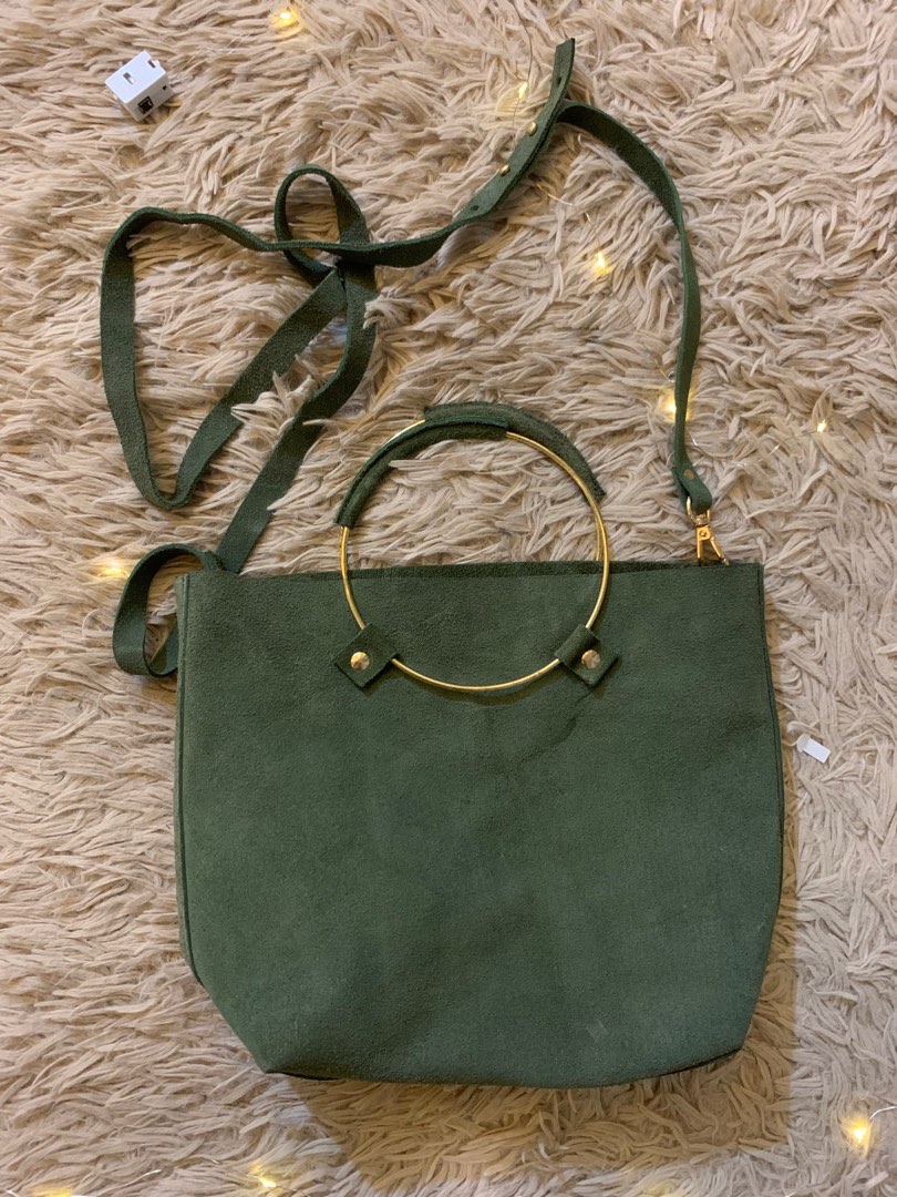 Tribe alive suede luxe handbag online