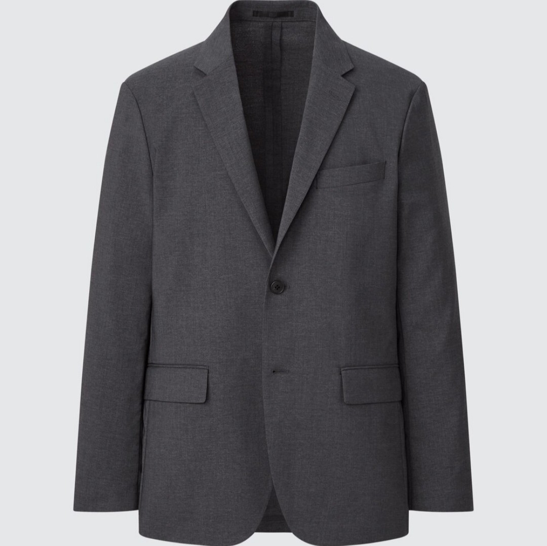 Uniqlo AirSense Jacket (Ultra Light Jacket) in Dark Gray, Men's Fashion ...