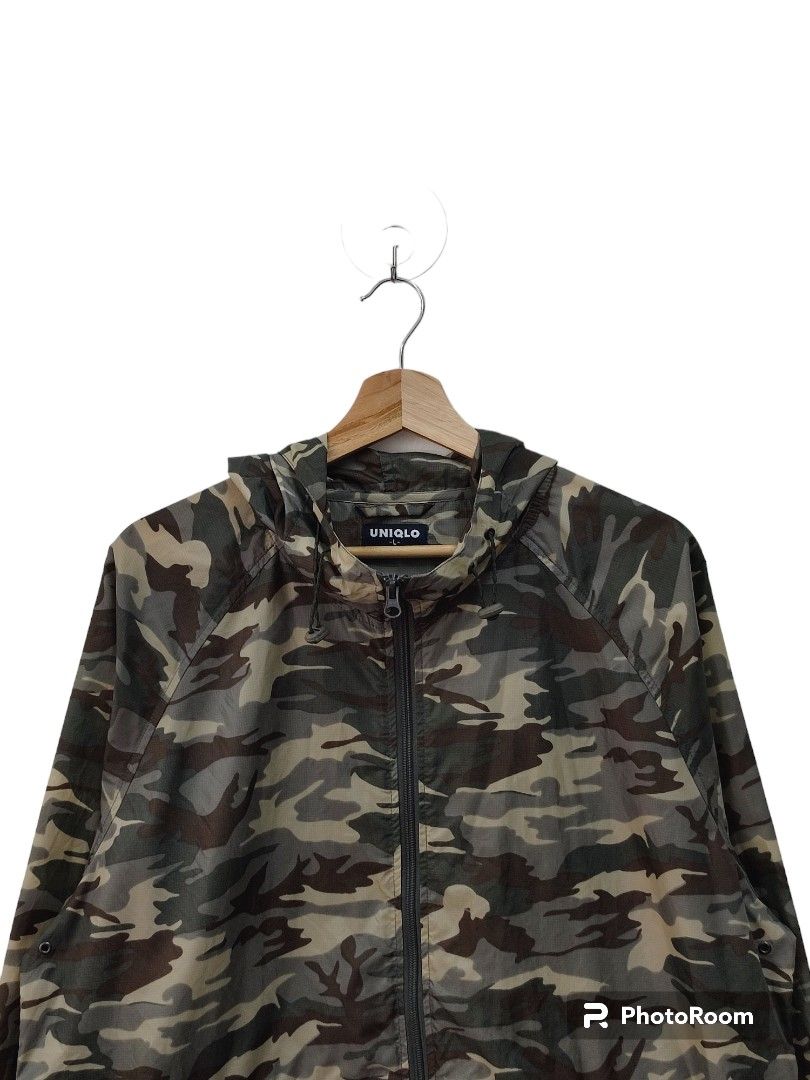 Uniqlo camo hoodie store