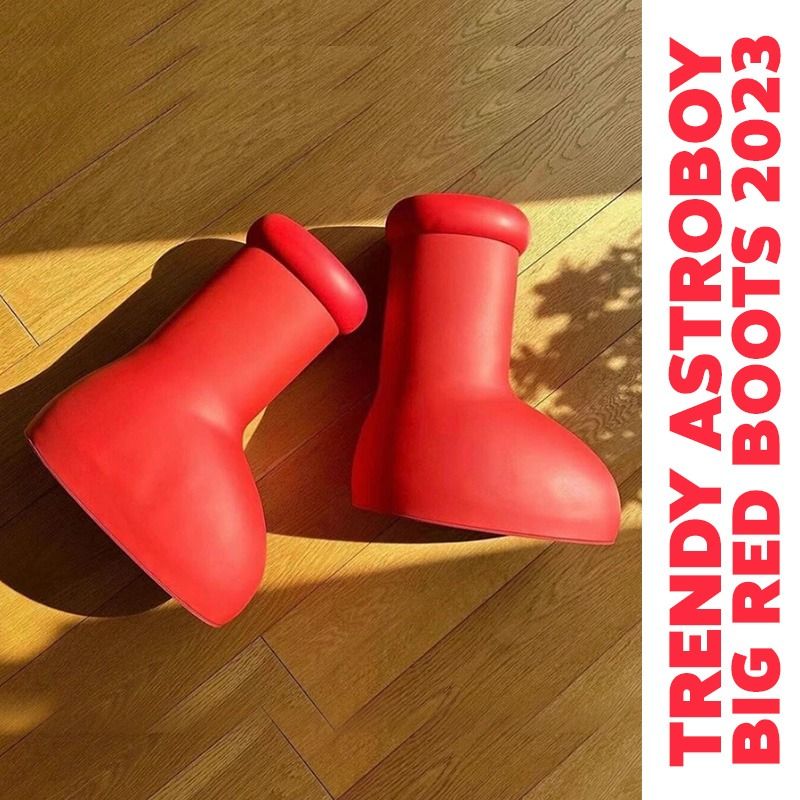Red boots boys cheap