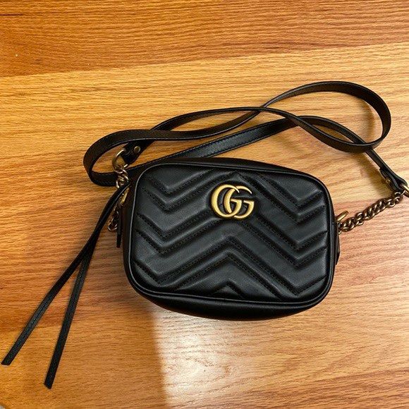 GUCCI MARMONT DUSTY PINK 22CM, Luxury, Bags & Wallets on Carousell