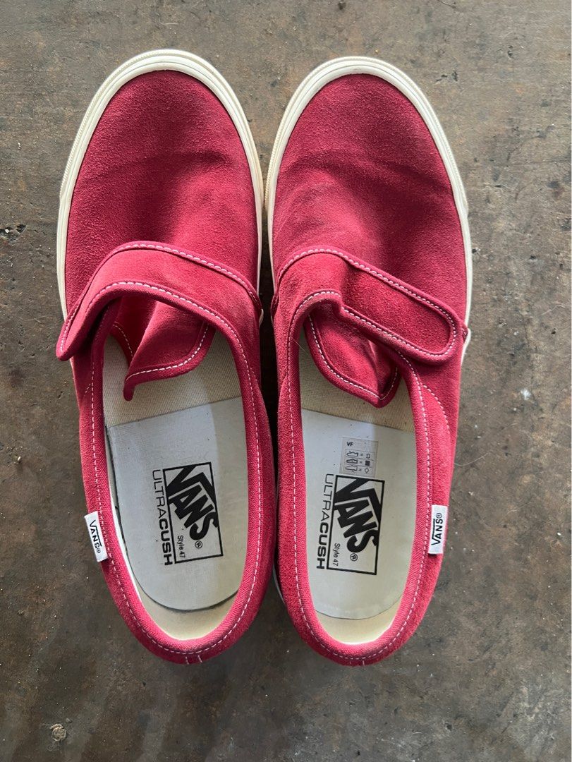 VANS SLIP ON STYLE 47 VELCRO Men s Fashion Footwear Sneakers on