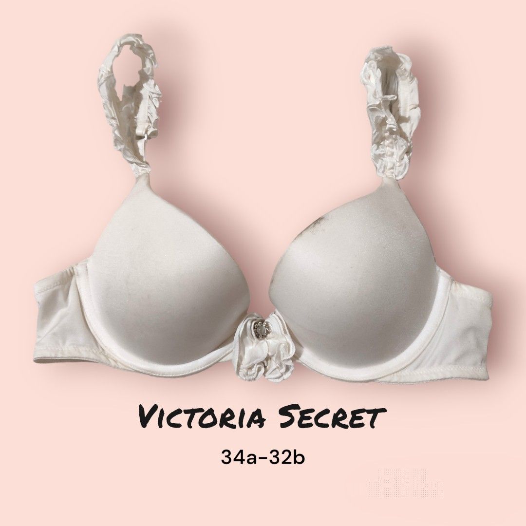 36B Victoria's Secret Strapless Bra (White), Women's Fashion, Undergarments  & Loungewear on Carousell