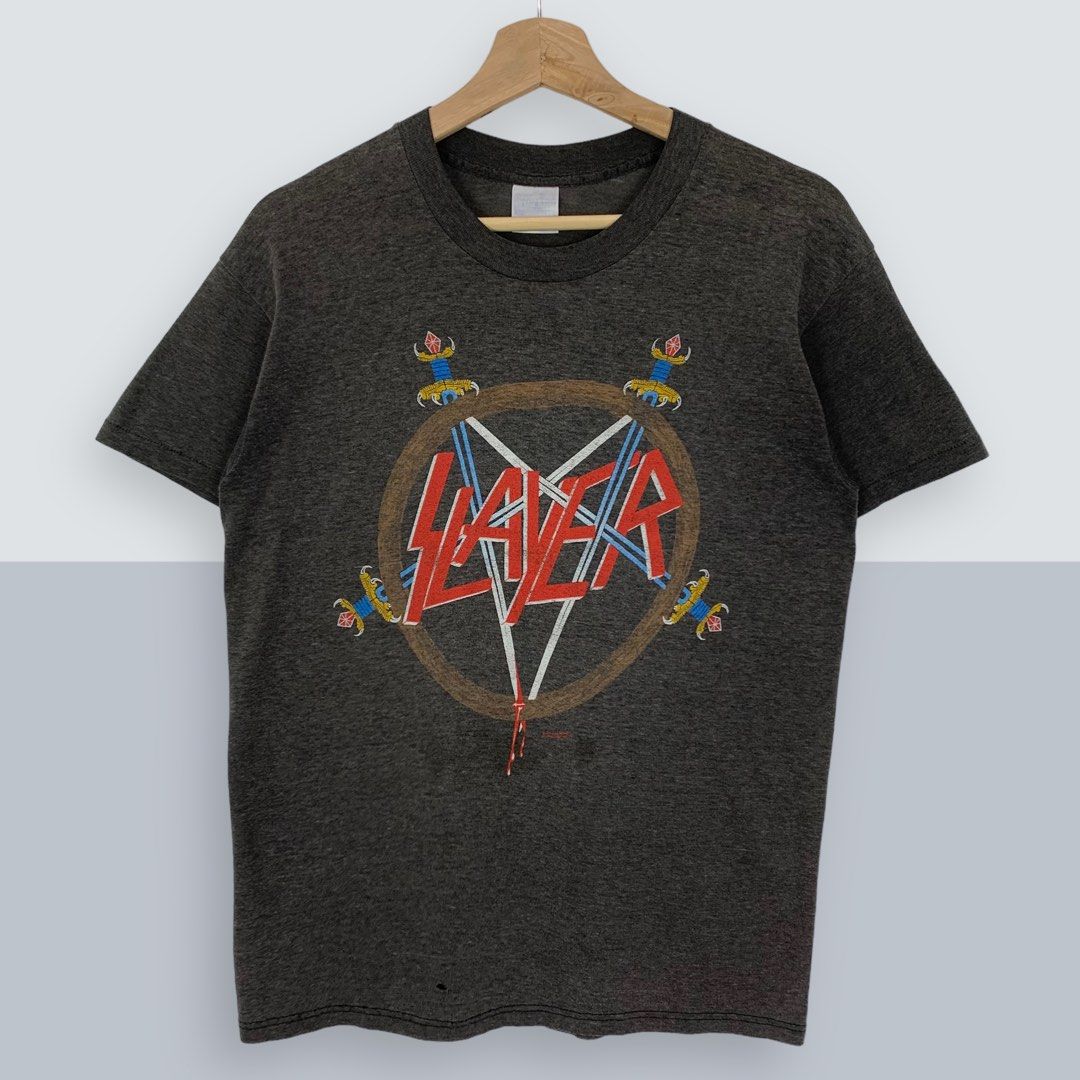 Vintage 1987 Slayer Reign Of Blood Tee T - Shirt 80s
