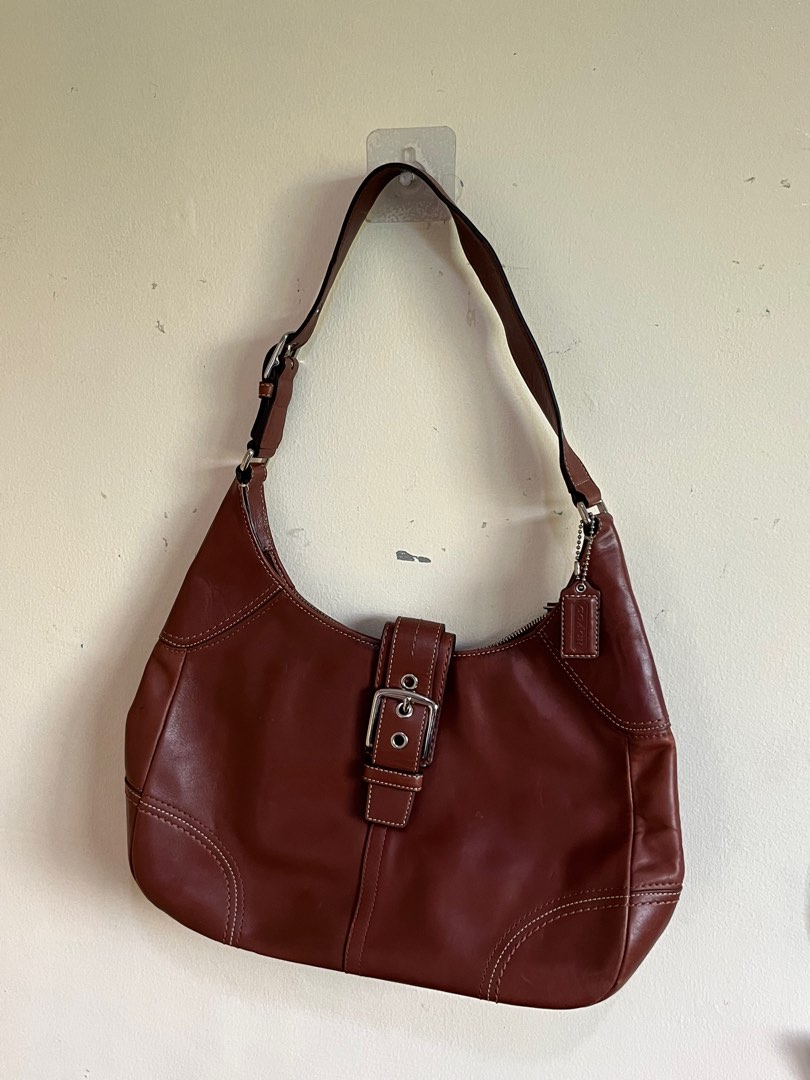 VINTAGE Coach Shoulder bag, Luxury, Bags & Wallets on Carousell — free download