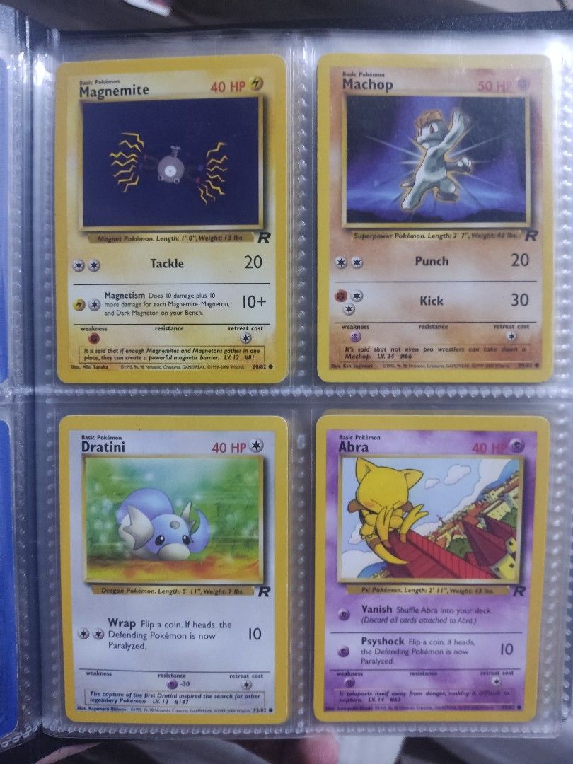 Vintage Pokemon Team Rocket cards Bundle, Hobbies & Toys, Memorabilia