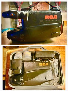 Vintage RCA DSP3 VHS Analog Camcorder Video Camera ORIGINAL For Parts Only