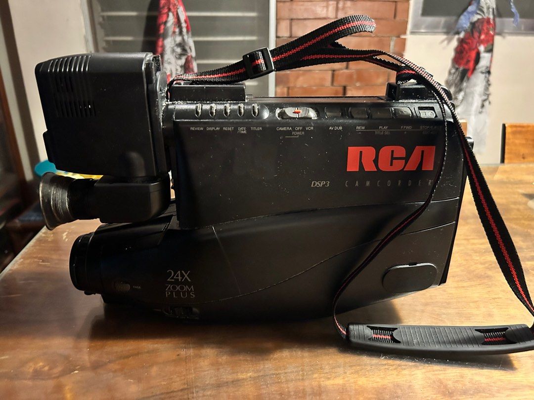 Vintage RCA DSP3 VHS Analog Camcorder Video Camera ORIGINAL For Parts