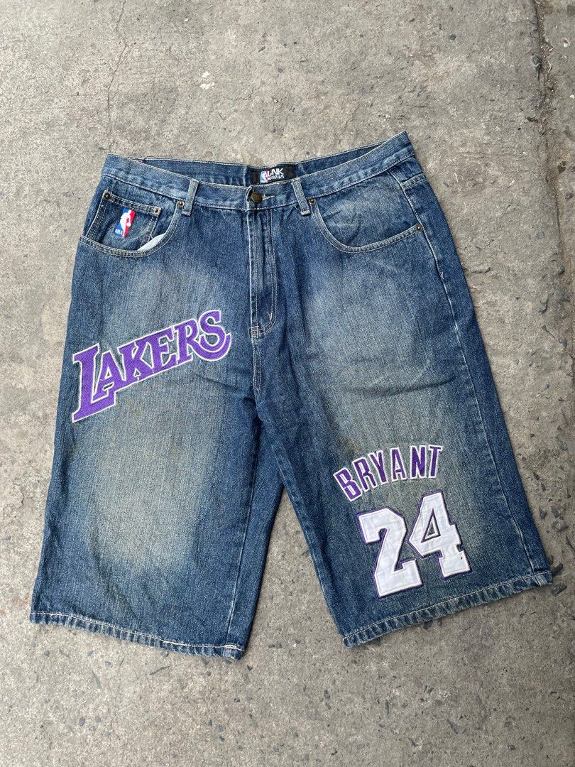 Denim laker shorts clearance