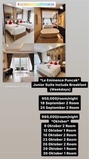Voucher Owner Le Eminance Puncak