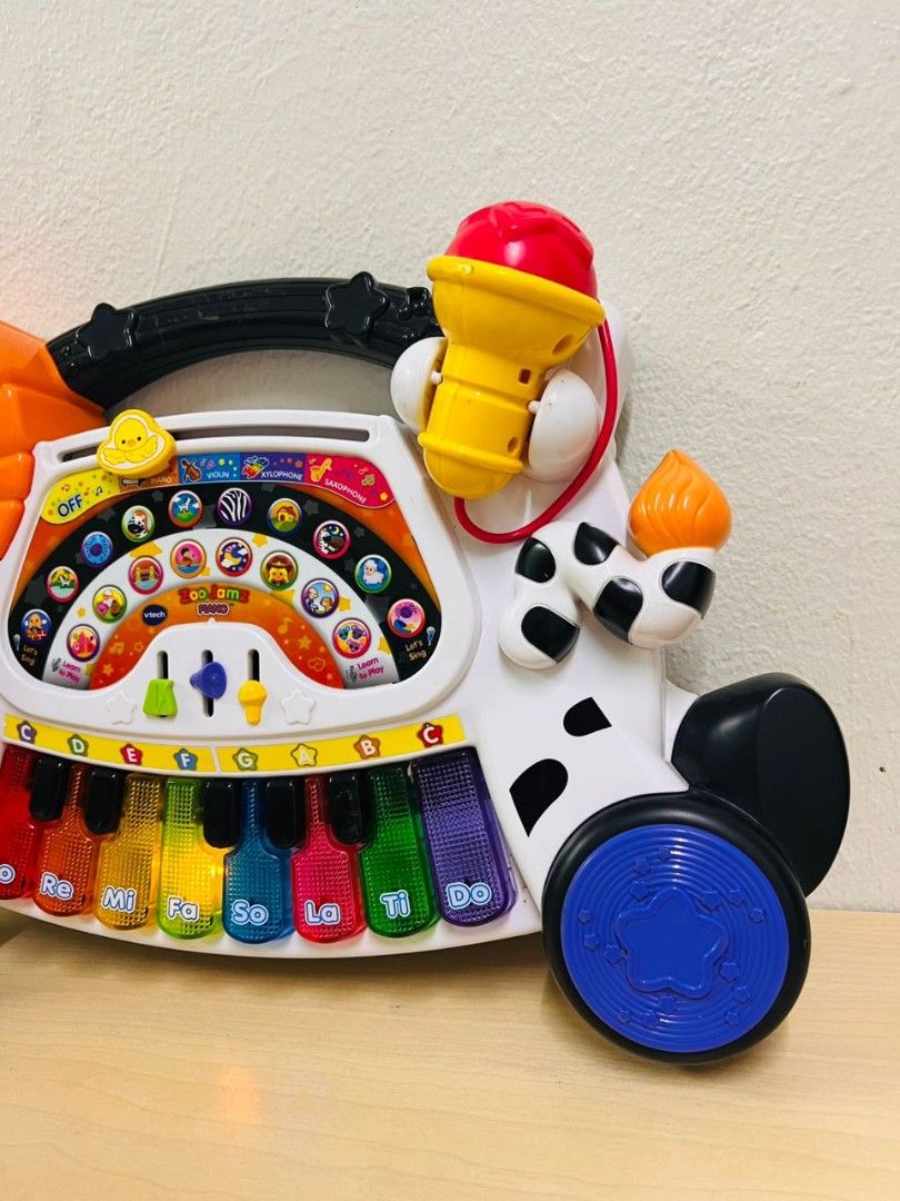 Vtech Zoo Jamz Zebra Piano, Babies & Kids, Infant Playtime on Carousell