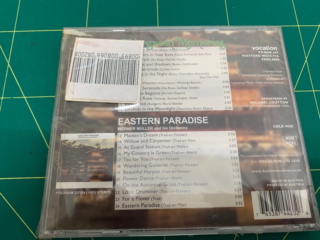 Evergreen Memories ＆ Eastern Paradise WernerMuller＆HisOrchestra