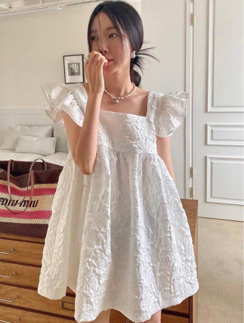 White casual party dress discount