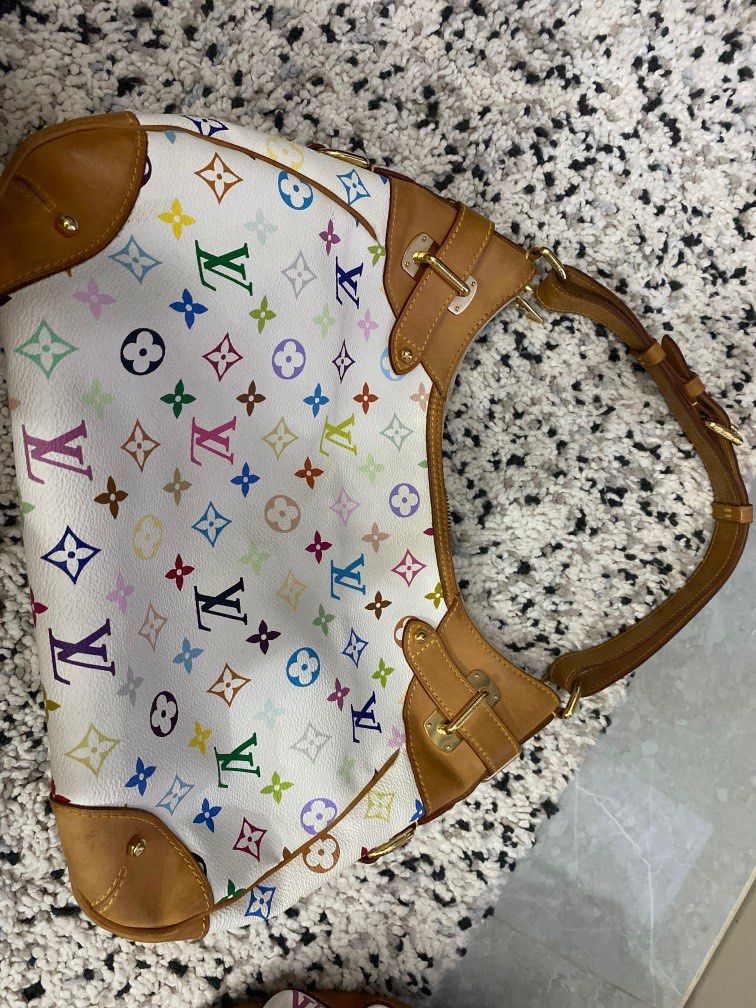 Louis vuitton hobo bag white clearance
