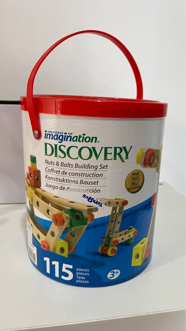 Wooden Nuts & Bolts building set, Hobbies & Toys, Toys & Games on Carousell